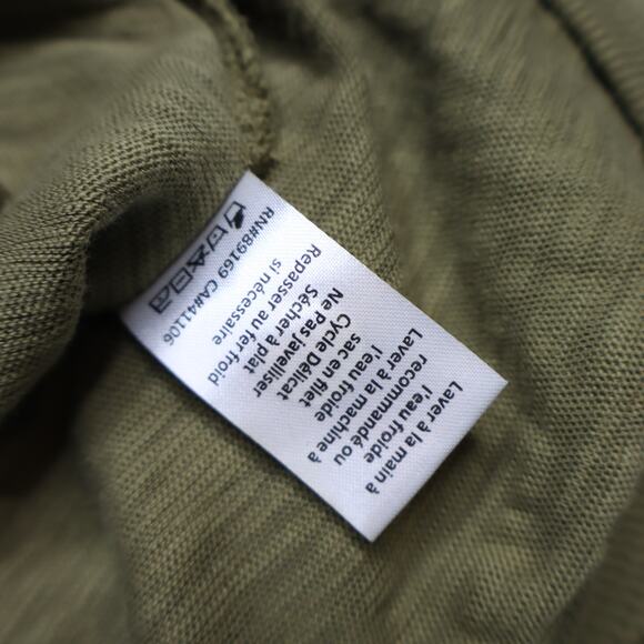 ATM Anthony Thomas Melillo Slub Cotton Jersey Jumpsuit Army Green Women's M - Picture 13 of 13